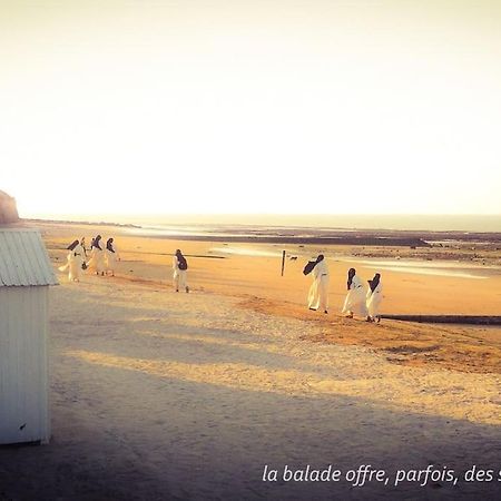 La Baleine Bleue Apartment Saint-Aubin-Sur-Mer  Bagian luar foto